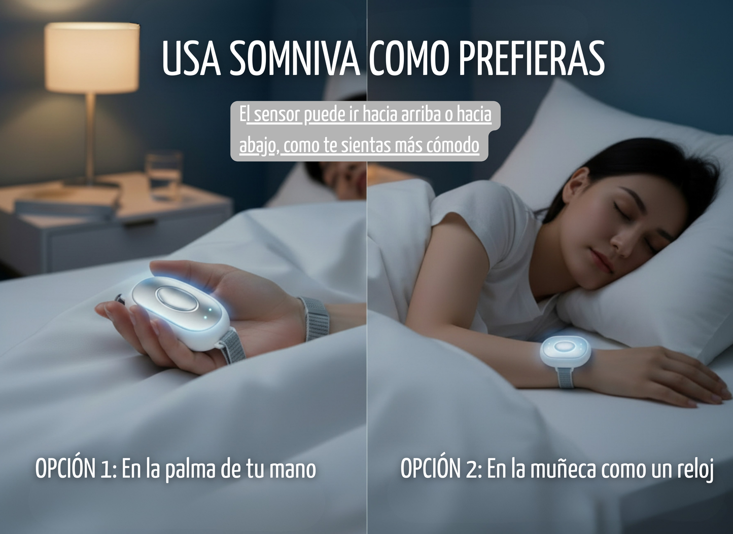 DUÉRMETE MÁS RÁPIDO Y RELÁJATE CON SOMNIVA™